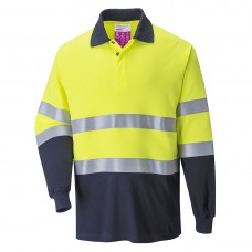 POLO BICOLORE ANTISTATICA IGNIFUGA TRIVALENTE FR74