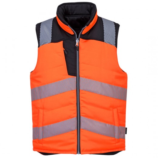 PW3 GILET IMBOTTITO REVERSIBILE HI-VIS PW374