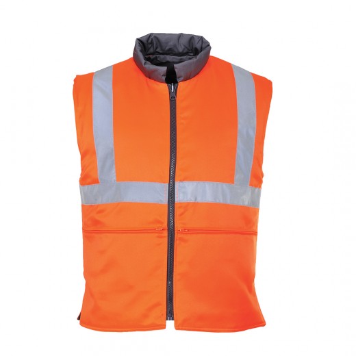 GILET IMBOTTITO REVERSIBILE RIS HI-VIS RT44