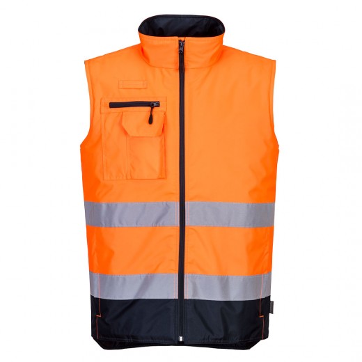 GILET IMBOTTITO BICOLORE HI-VIS S267