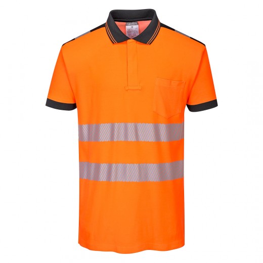 PW3 POLO MANICA CORTA HI-VIS T180