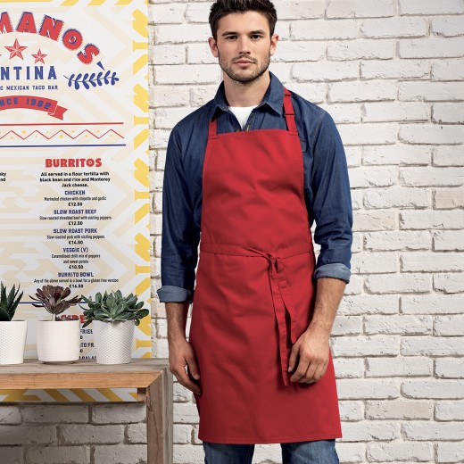 BIB APRON C/PETTOR 65%P35%C