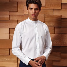 COLLAR 'GRANDAD' LS SHIRT65%P3