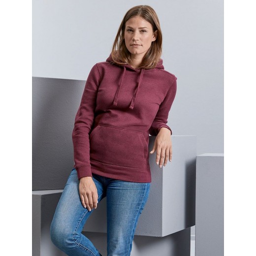 LADIES´ AUTHENTIC MELANGE HOODED SWEAT JE261F