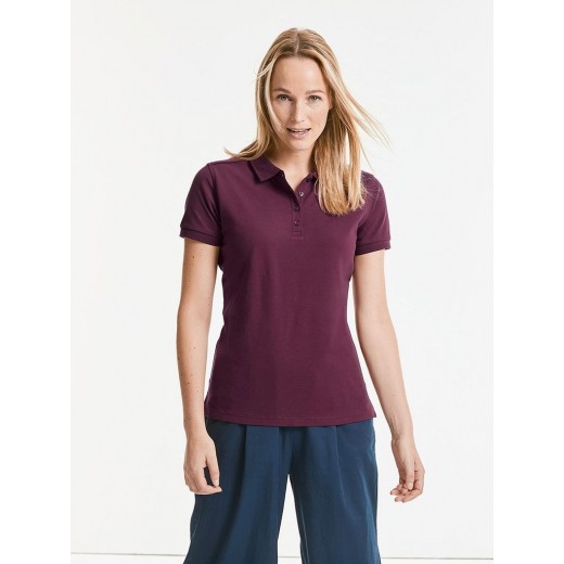 LADIES' TAILORED STRETCH POLO JE567F