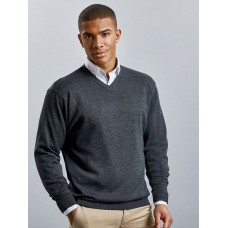 MEN'S V-NECK KNITTED PULLOVER JE710M