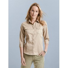 LADIES' ROLL 3/4 SLEEVE SHIRT JE918F