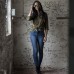 LADIES SKINNY JEANS 98%C 2%E