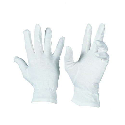 GUANTO COTONE BIANCO UOMO TG 10 31091