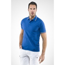 POLO CORTEZ SPORT M/C TRICOLORE E0416