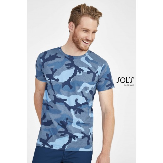 T-SHIRT UOMO GIROCOLLO CAMO MEN 01188