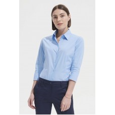 CAMICIA DONNA STRETCH MANICA 3/4 EFFECT 17010