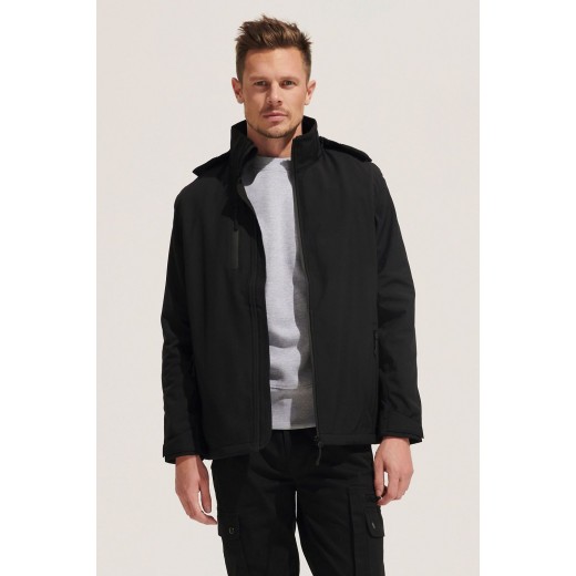 SOFTSHELL CON CAPPUCCIO E MANICHE REMOVIBILI FALCON 3IN1 03995