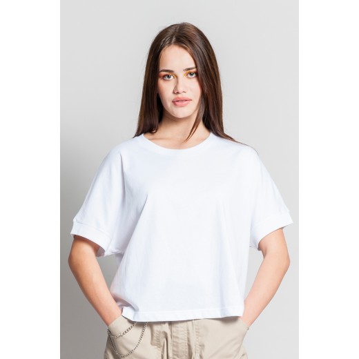 MAGLIA OVER DONNA G/C M/C 100% COT. 145 GR/M2  IT646T