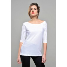 MAGLIA DONNA BACK LONGER C/A M/3-4 100% COT.140 GR IT669