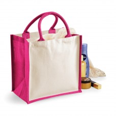 PRINTER'S MIDI JUTE BAG 100%J