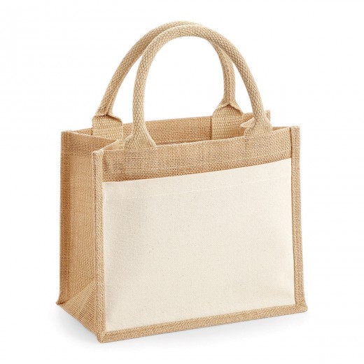 COT POCK JUTE GIFT BAG, 100%C