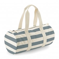 NAUTICAL BARREL BAG 100%CANVAS