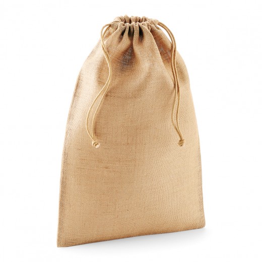 JUTE STUFF BAG 100%JUTA 14X20