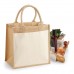 COT POCKET JUTE MIDI TOTE100%C