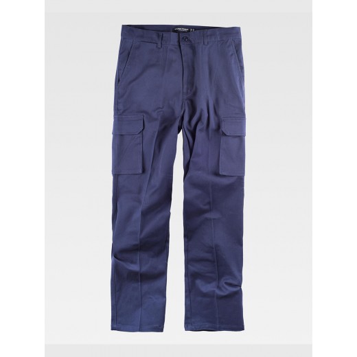 PANTALONE DA LAVORO MULTITASCHE ELASTICIZZATO B1421