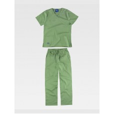 COMPLETO UNISEX CASACCA + PANTALONE TESSUTO ELASTICIZZATO B9150
