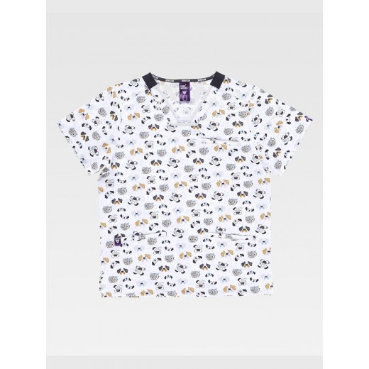 CASACCA UNISEX TESSUTO ELASTICIZZATO STAMPATO B9850