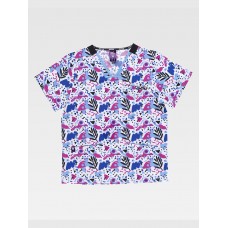 CASACCA UNISEX TESSUTO ELASTICIZZATO STAMPATO B9852