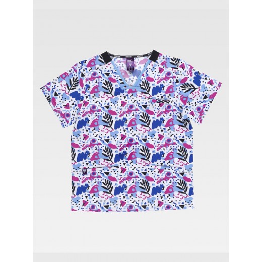 CASACCA UNISEX TESSUTO ELASTICIZZATO STAMPATO B9852