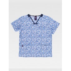 CASACCA UNISEX TESSUTO ELASTICIZZATO STAMPATO B9853