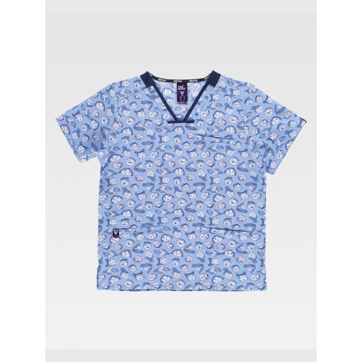 CASACCA UNISEX TESSUTO ELASTICIZZATO STAMPATO B9853
