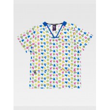 CASACCA UNISEX TESSUTO ELASTICIZZATO STAMPATO B9855