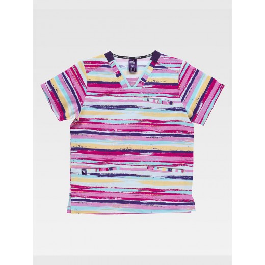 CASACCA UNISEX TESSUTO ELASTICIZZATO STAMPATO B9857