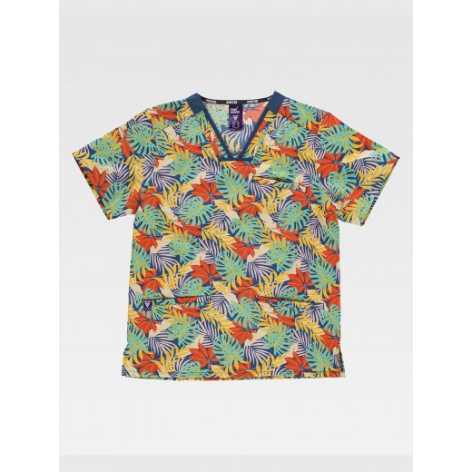 CASACCA UNISEX TESSUTO ELASTICIZZATO STAMPATO B9859