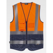 GILET ALTA VISIBILITA E BANDE RIFRANGENTI C3606
