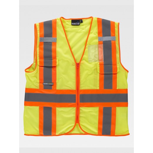 GILET TESSUTO IN RETE ALTA VISIBILITA CLASSE 2 C3623