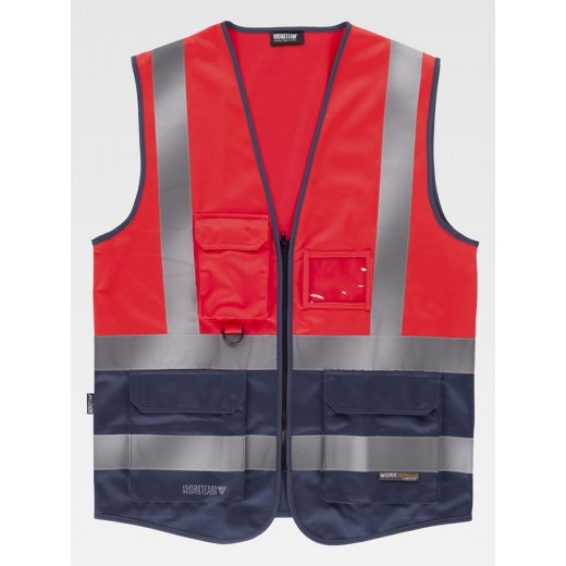GILET ALTA VISIBILITA E BANDE RIFRANGENTI C3667