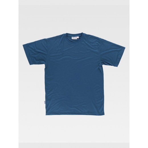 T-SHIRT MANICA CORTA POLIESTERE MANO COTONE C6010