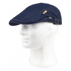 CAPPELLO STILE INGLESE TESSUTO DENIM M670