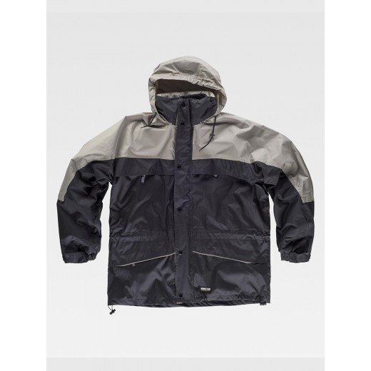 PARKA CON CAPPUCCIO IMBOTTITURA IN PILE STACCABILE S1100