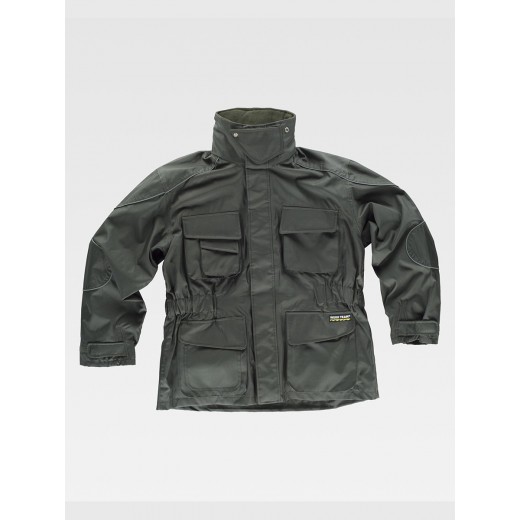 PARKA CON CAPPUCCIO IMBOTTITURA IN PILE STACCABILE S1130