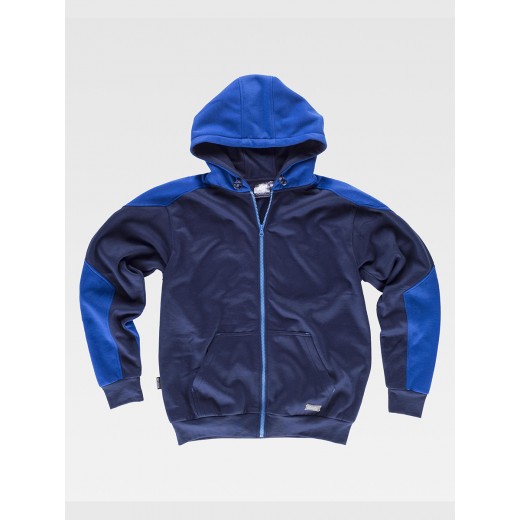 FELPA UNISEX CAPPUCCIO E ZIP S5530