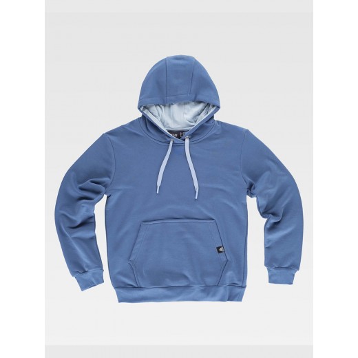 FELPA UNISEX CAPPUCCIO CONTRAST S5570
