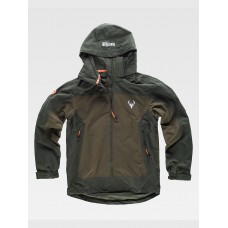 GIUBBOTTO CON CAPPUCCIO CUCITURE TERMOSALDATE - CACCIA S8220