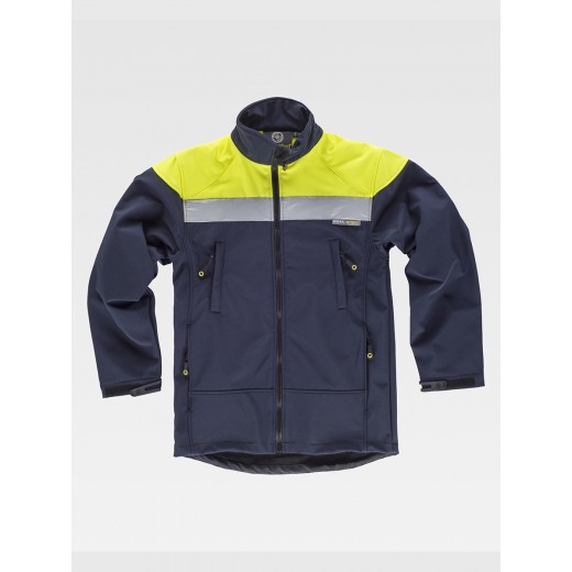 SOFTSHELL ALTA VISIILITA E BANDE RIFRANGENTI S9505
