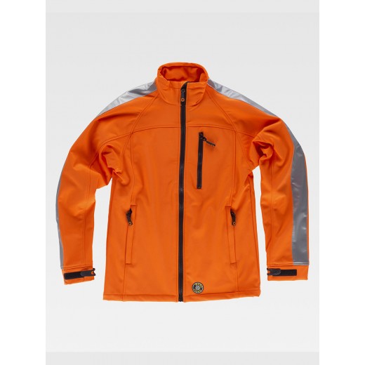 SOFTSHELL ALTA VISIBILITA E BANDE RIFRANGENTI S9530