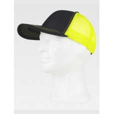 CAPPELLO VISIERA CURVA 6 PANNELLI MESH POSTERIORE WFA908